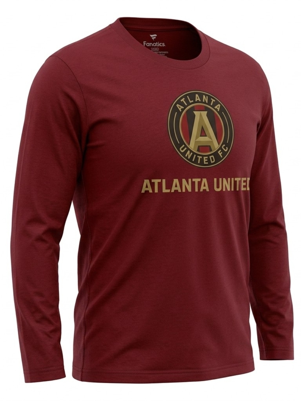Fanatics Atlanta United FC Men's Long Sleeve Shirt Maroon Small - Picture 2 of 4